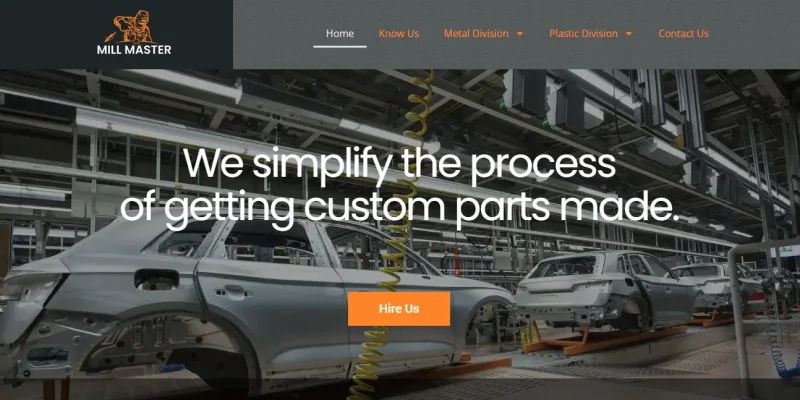 Mill Master Website View Port Capture